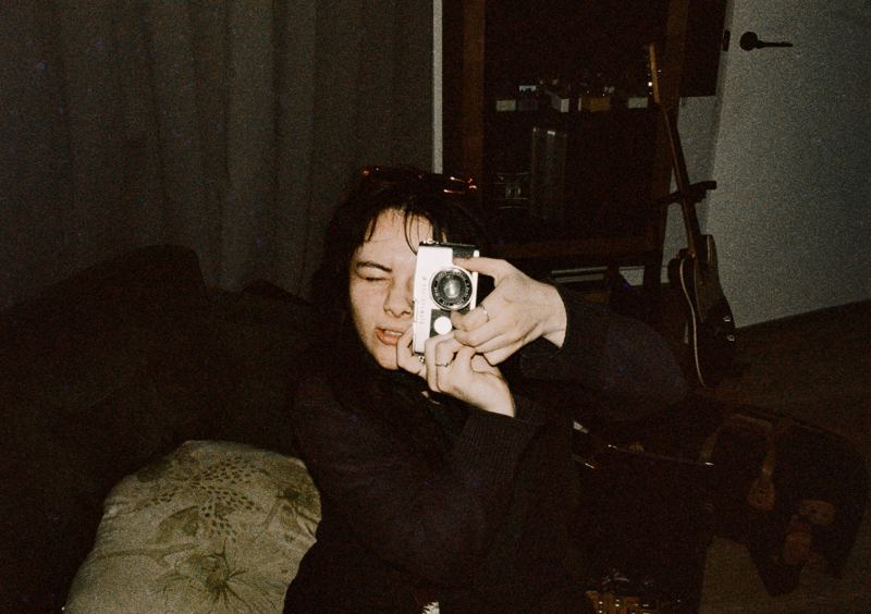 Aodhan in the studio: photographing the camera in a dark room